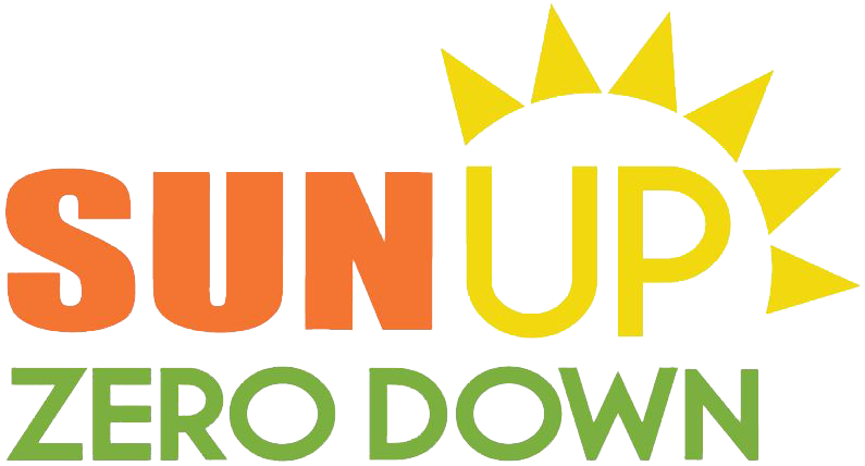 Logo for Sun Up Zero Down, expert solar panel installer company in New Jersey, Pennsylvania and surrounding areas